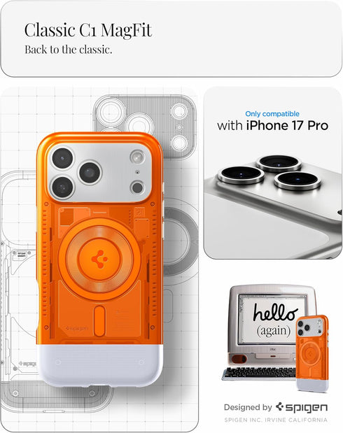 Spigen iPhone 17 PRO Case Classic C1 MAGFIT